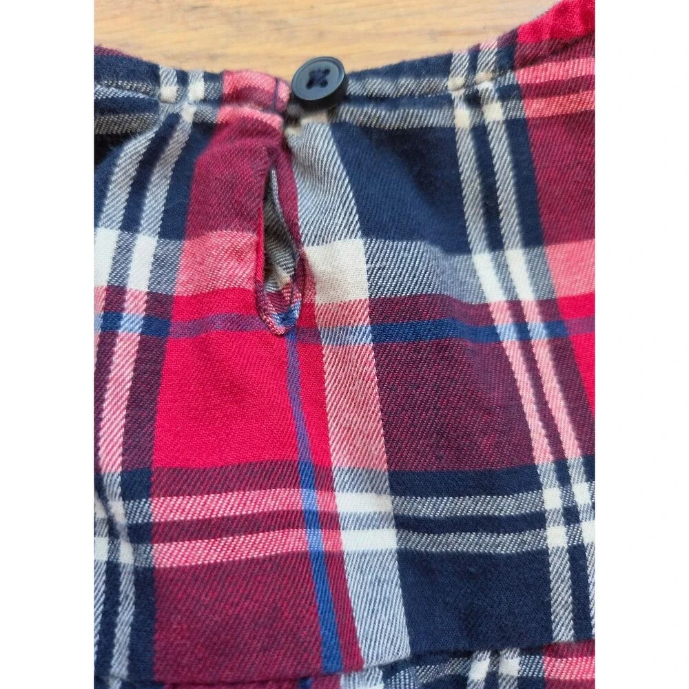 The Childrens Place plaid red shirt size 5t short sleeve